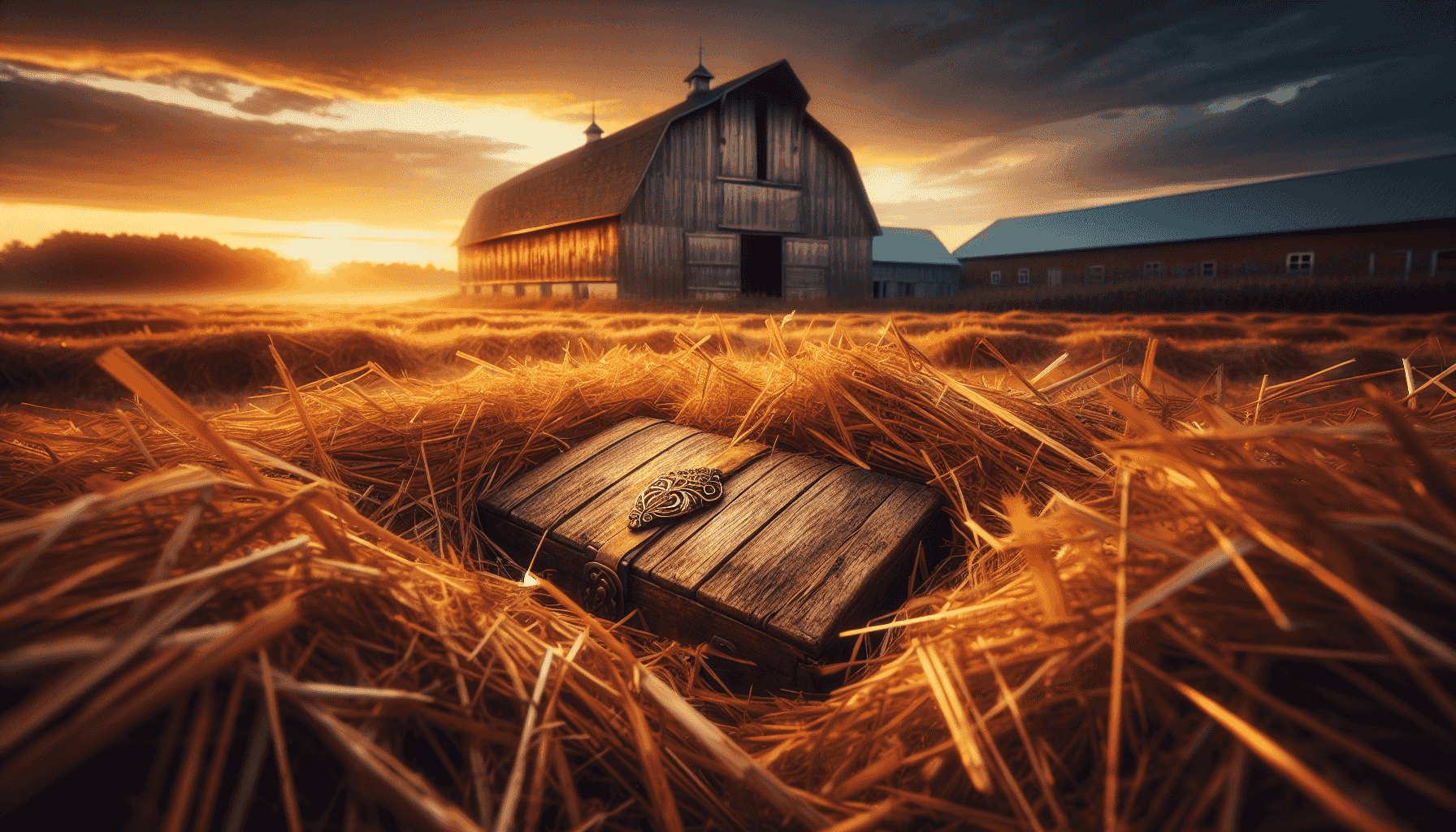 Clue in hay